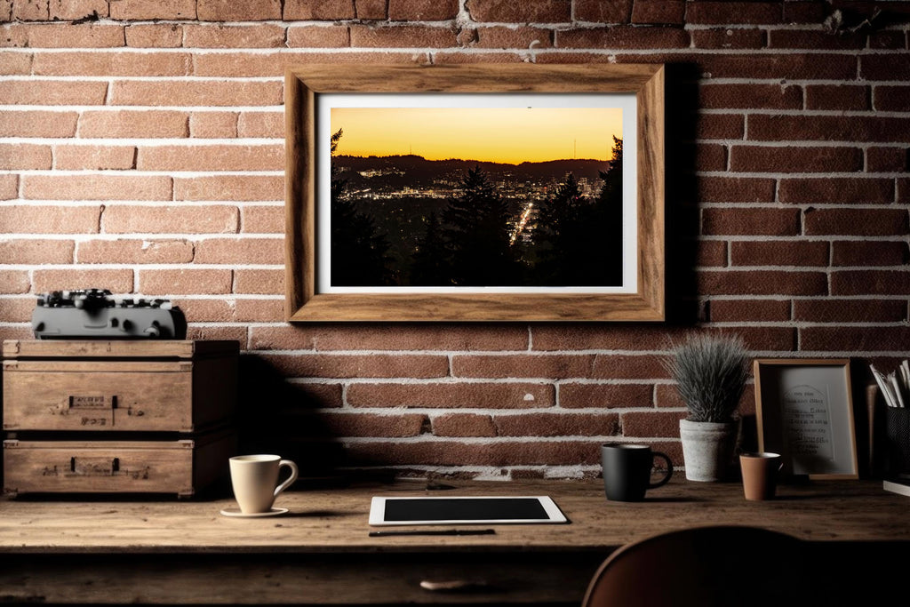 Portland Oregon at Sunset: Oregon Scenic Vistas