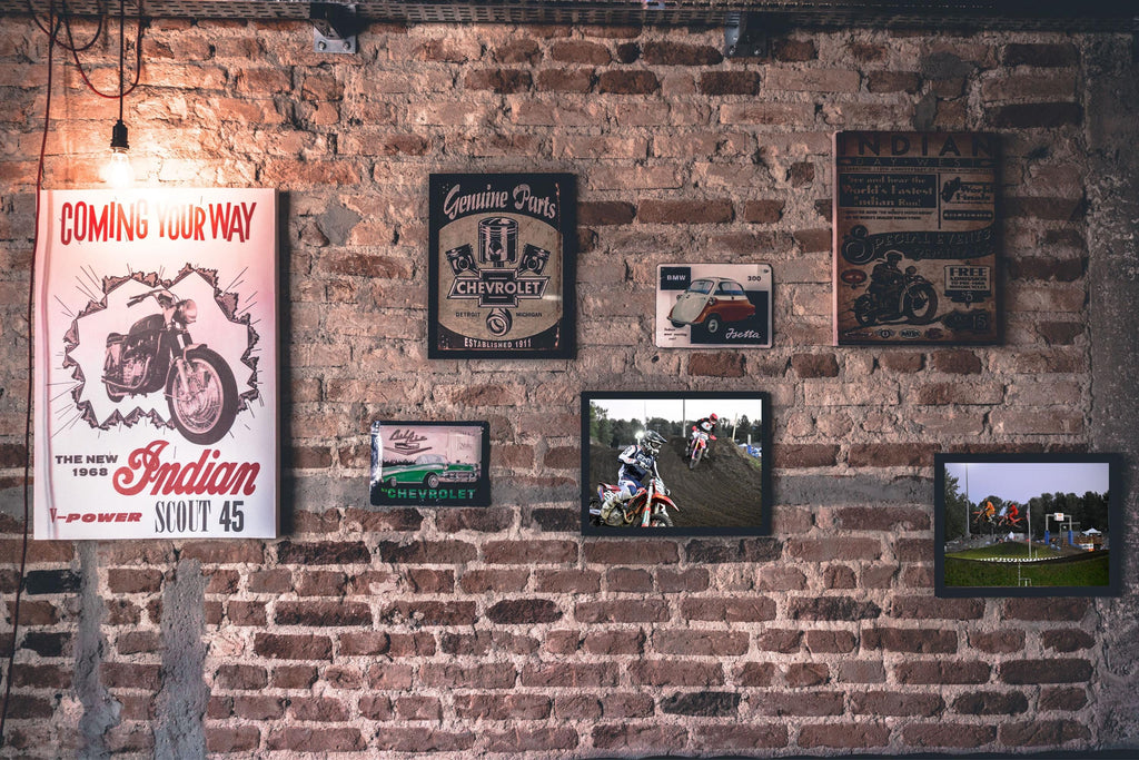 Motorcyclists racing through a turn: Motorsports Photography