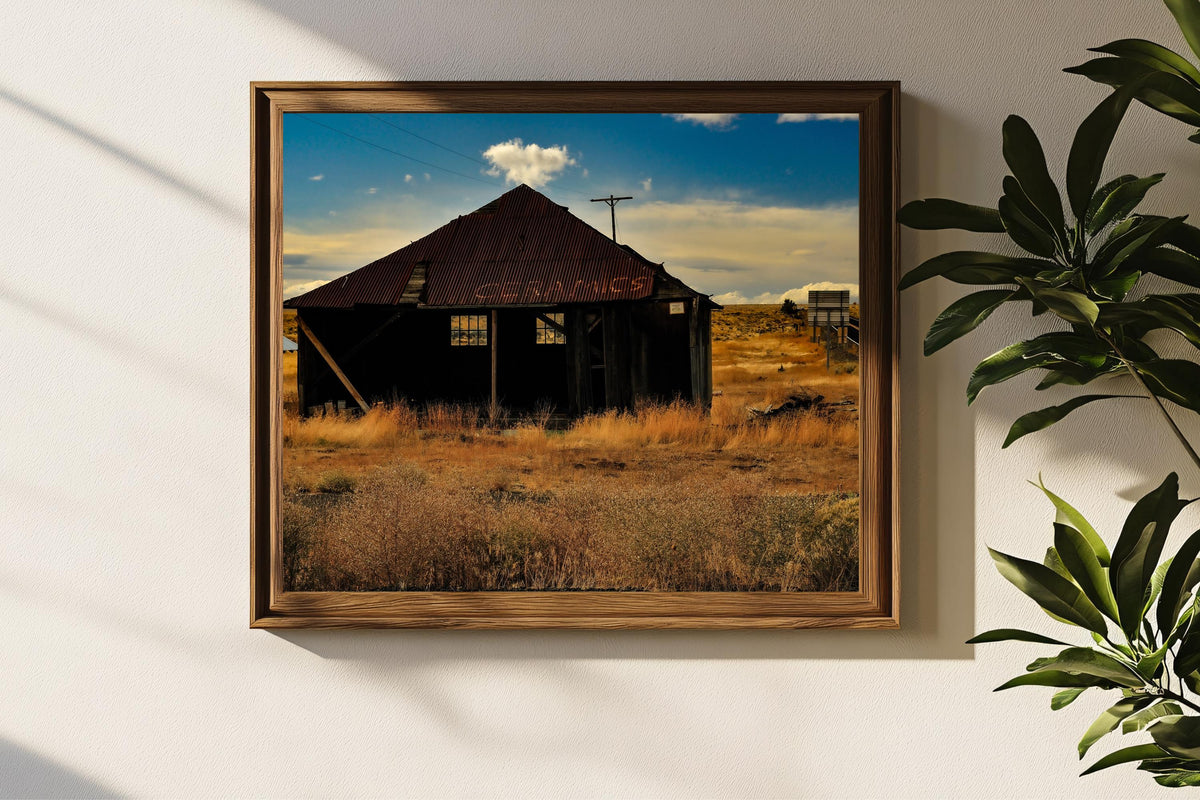 Abandoned Roadside Store-Shaniko: Oregon Ghost Towns