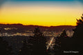 Portland Oregon at Sunset: Oregon Scenic Vistas (Extended Exposure)