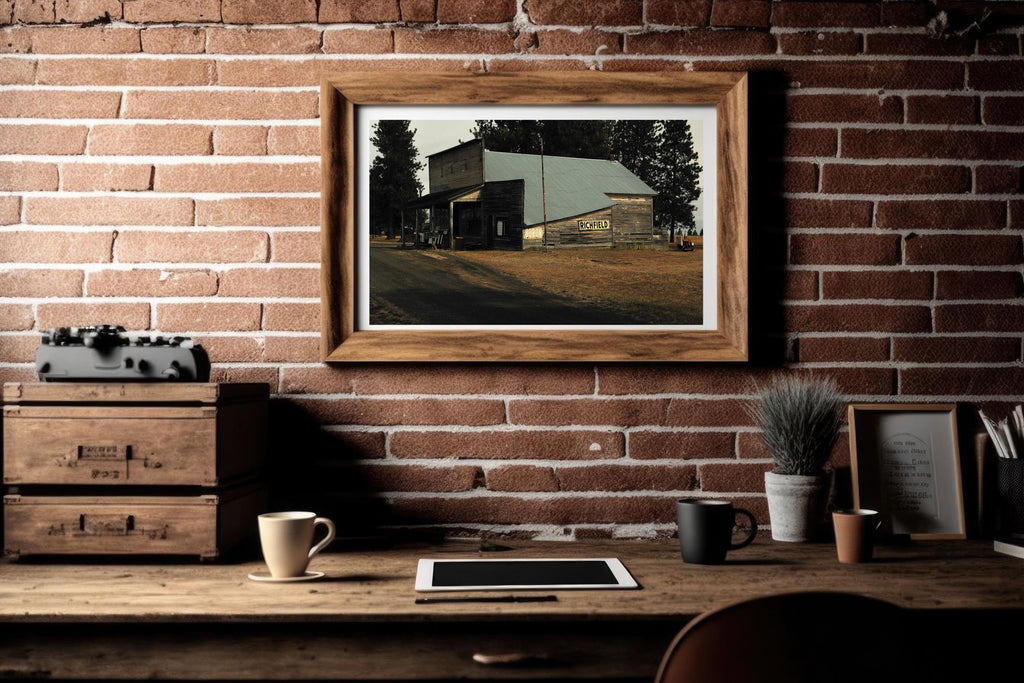 Old Richfield Gas Station: Oregon Ghost Town