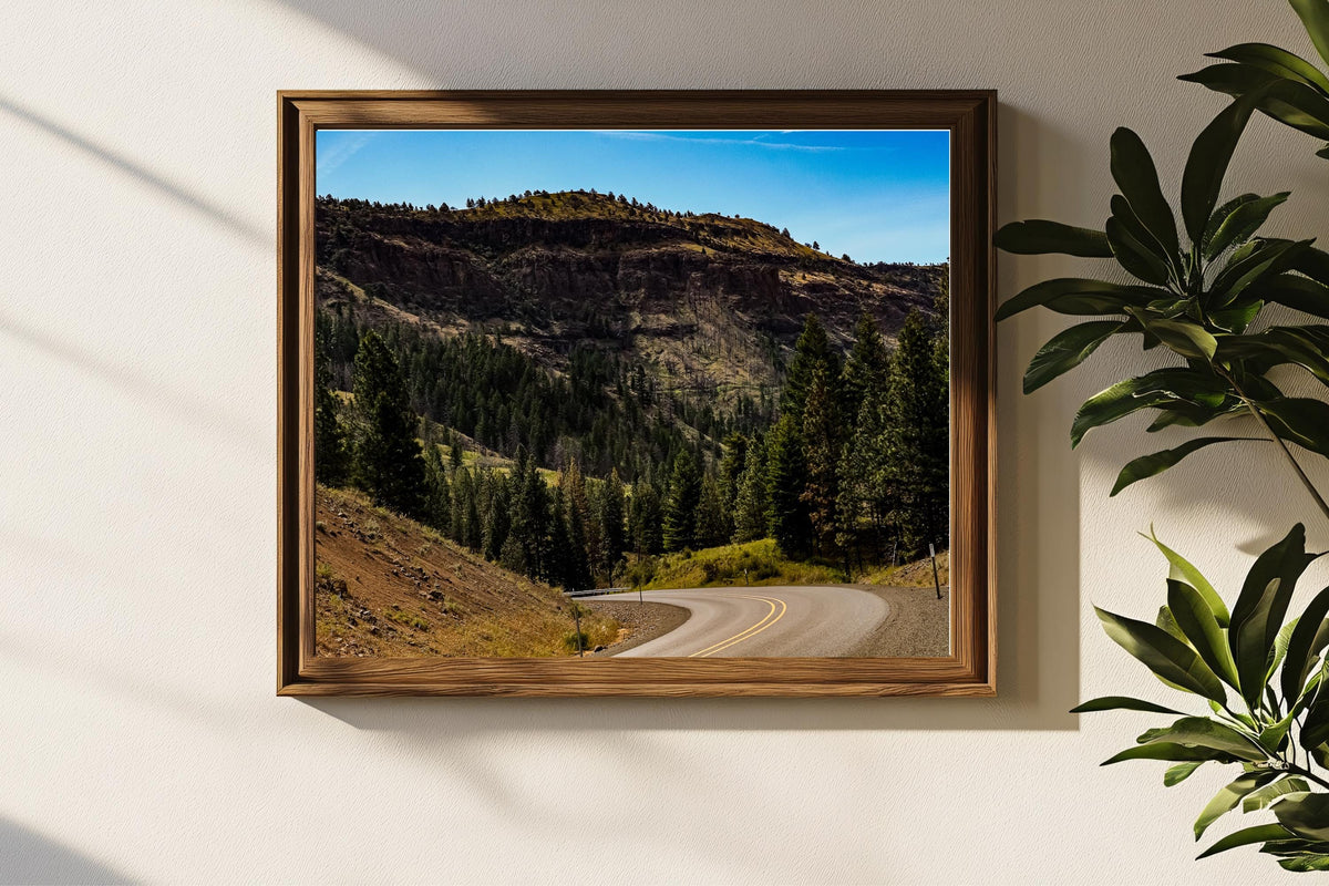 Dangerous Curves Ahead-John Day Fossil Beds: Eastern Oregon Landscape Photography