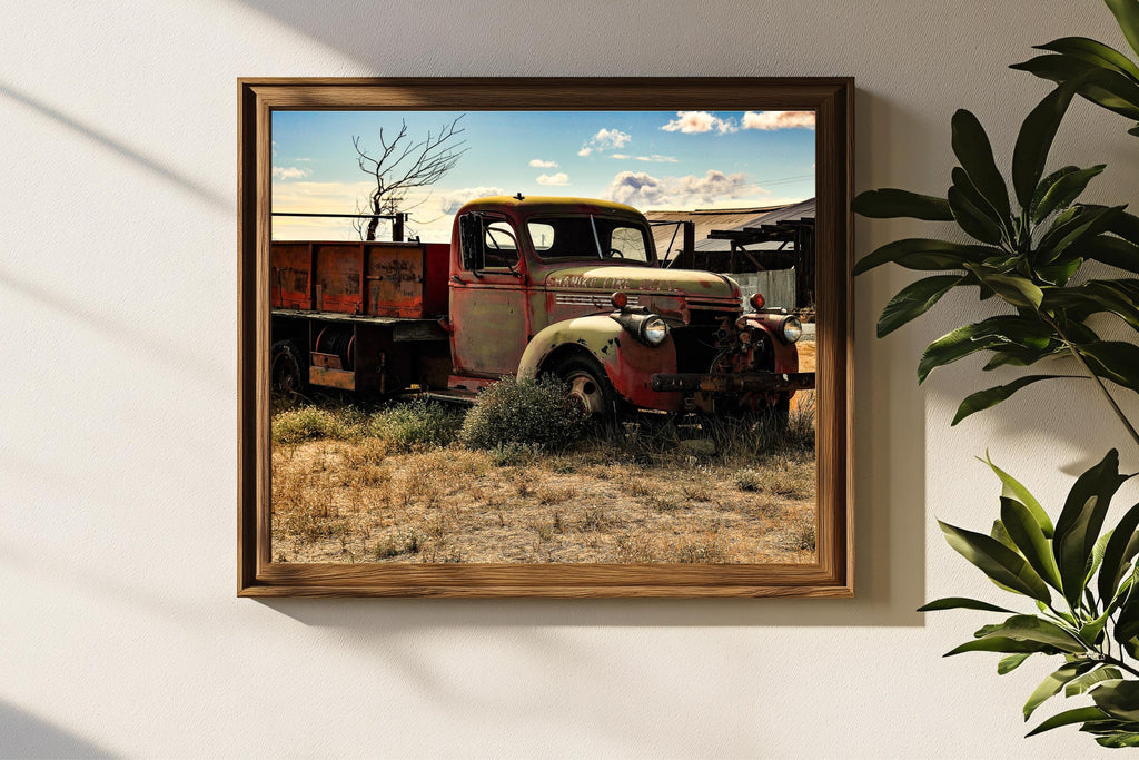 Old Shaniko Fire Truck-Shaniko: Oregon Ghost Towns