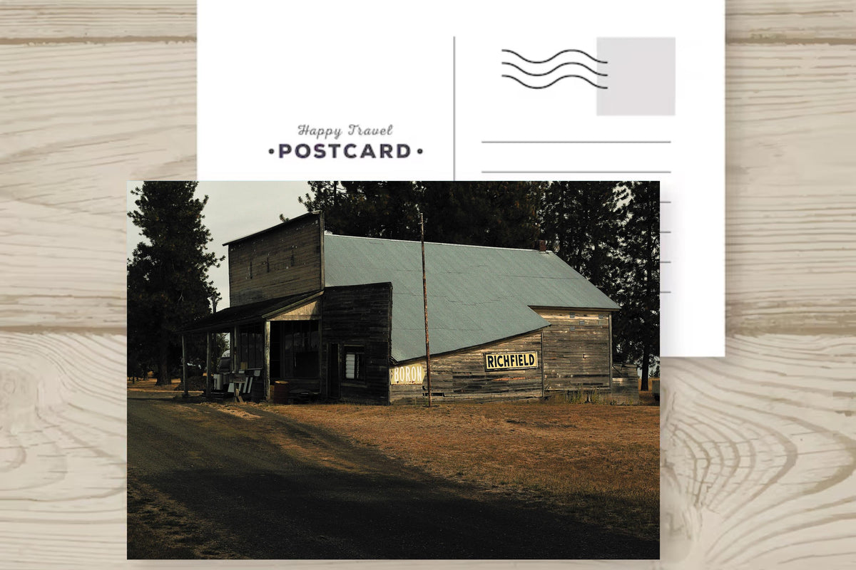 Old Richfield Gas Station: Oregon Ghost Town