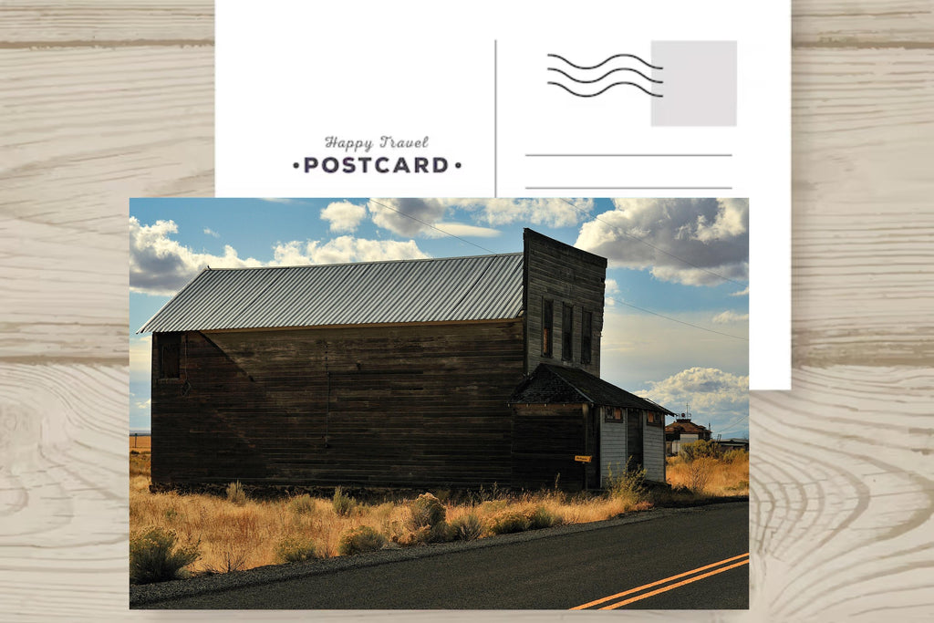 A Sign of the Times: Abandoned Store in Ghost Town in Oregon