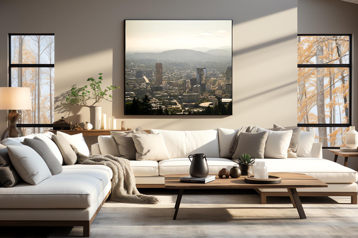 Inner Downtown Portland: Oregon Scenic Vistas