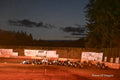 Getting ready for the start of Main Event under the Sunset at Sunset Speedway: Motorsports Photography