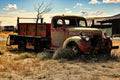 Old Shaniko Fire Truck-Shaniko: Oregon Ghost Towns