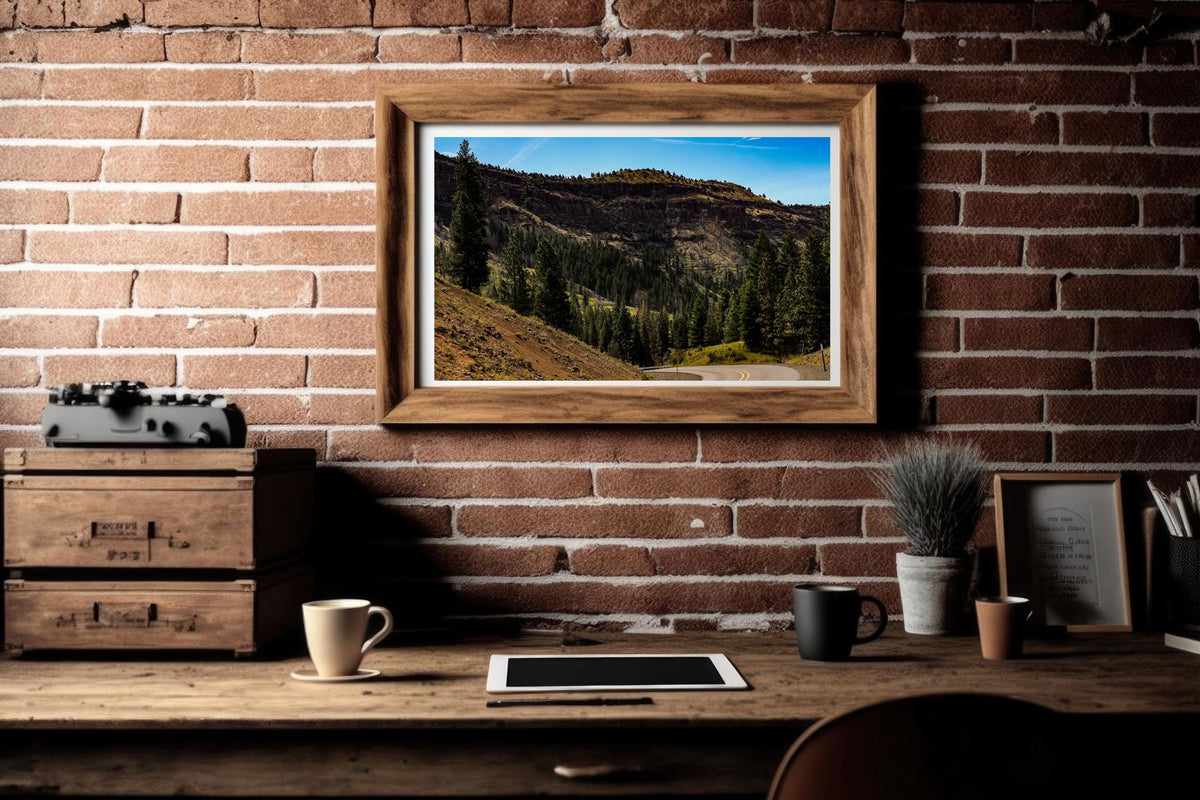 Dangerous Curves Ahead-John Day Fossil Beds: Eastern Oregon Landscape Photography