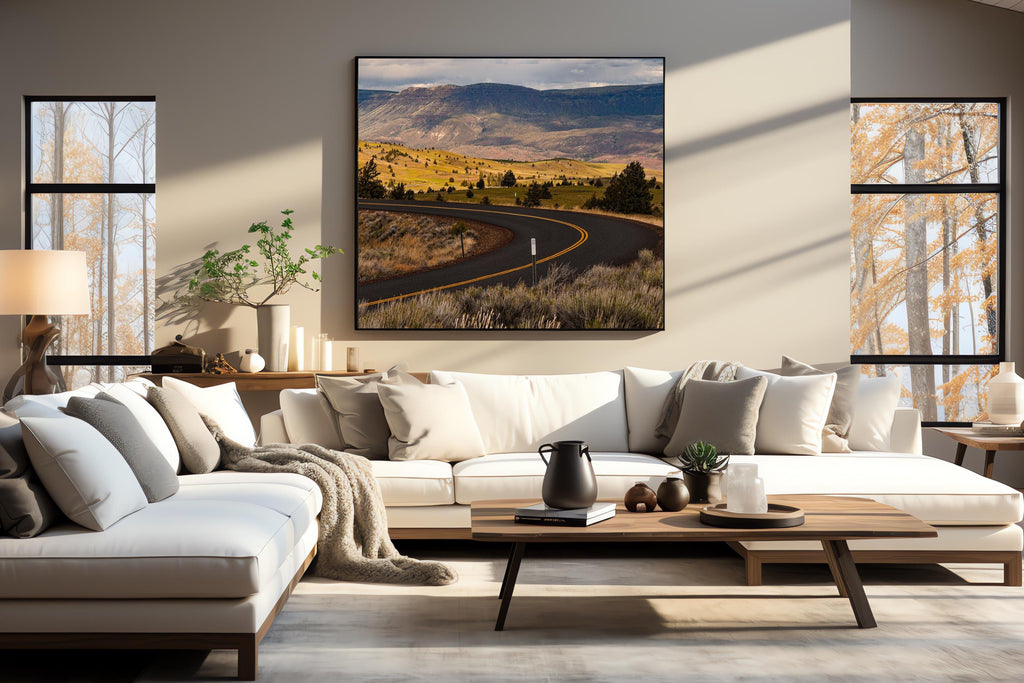 View Around the Corner-Highway 218: Eastern Oregon Landscape Photography