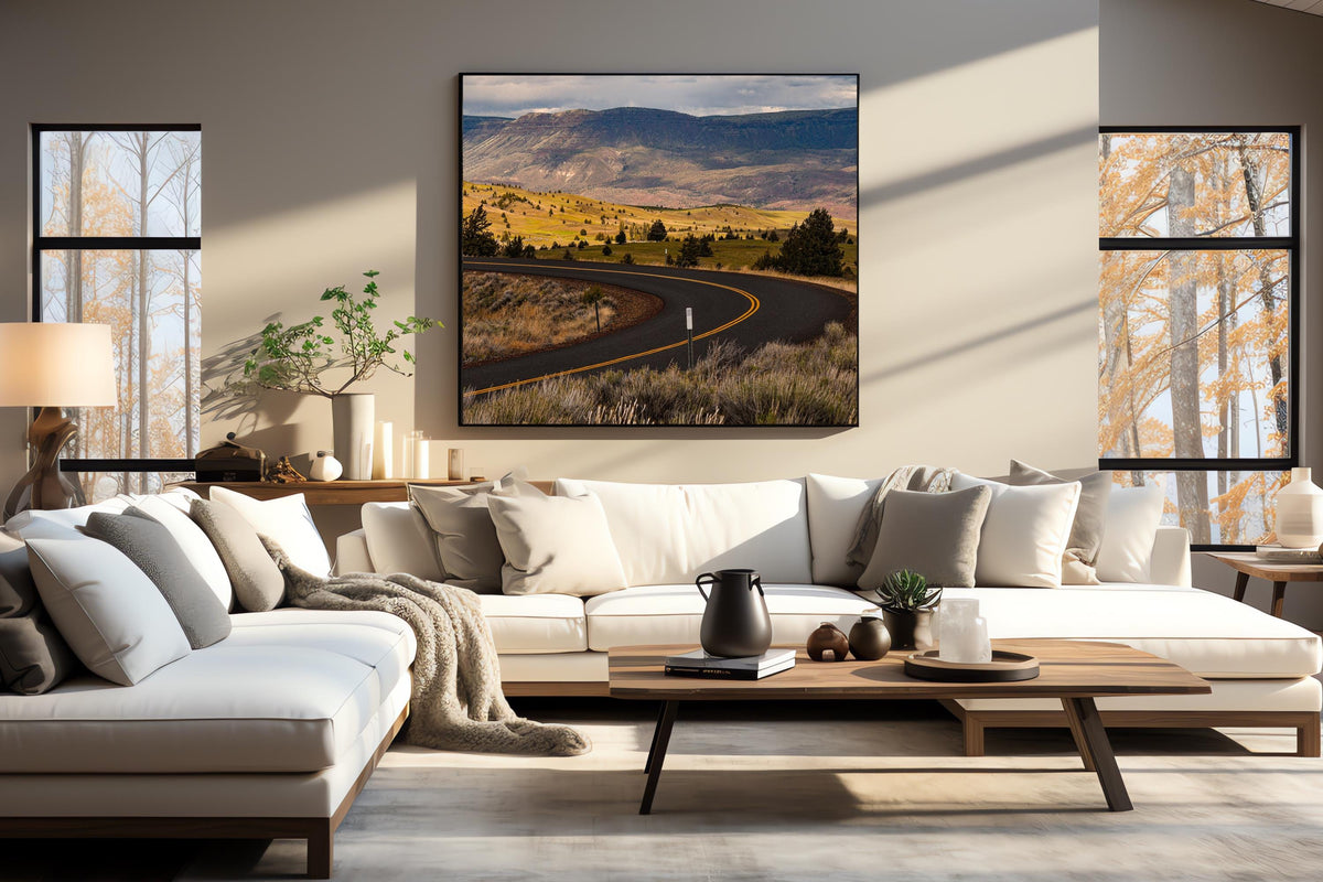 View Around the Corner-Highway 218: Eastern Oregon Landscape Photography