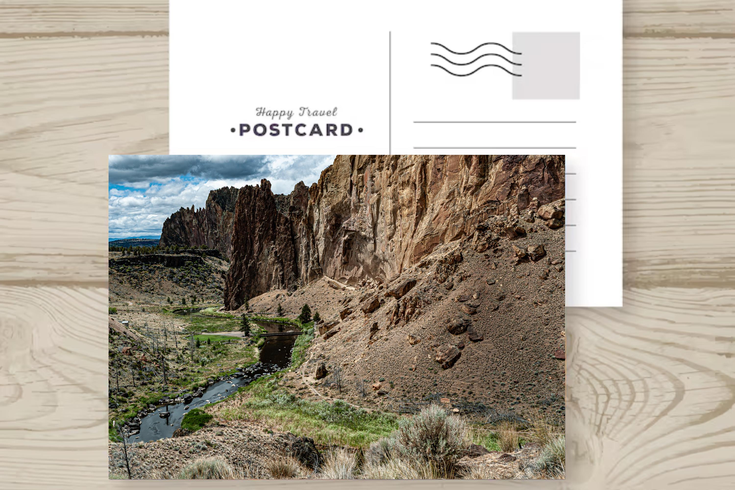 Smith Rock State Park Pedestrian Bridge: Central Oregon Landscape Photography