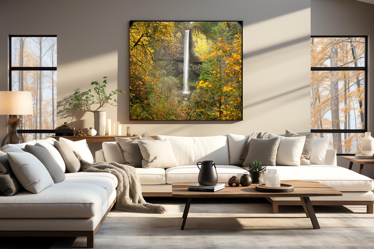 Latourell Falls in the Fall-Columbia River Gorge: Oregon Landscape Photography