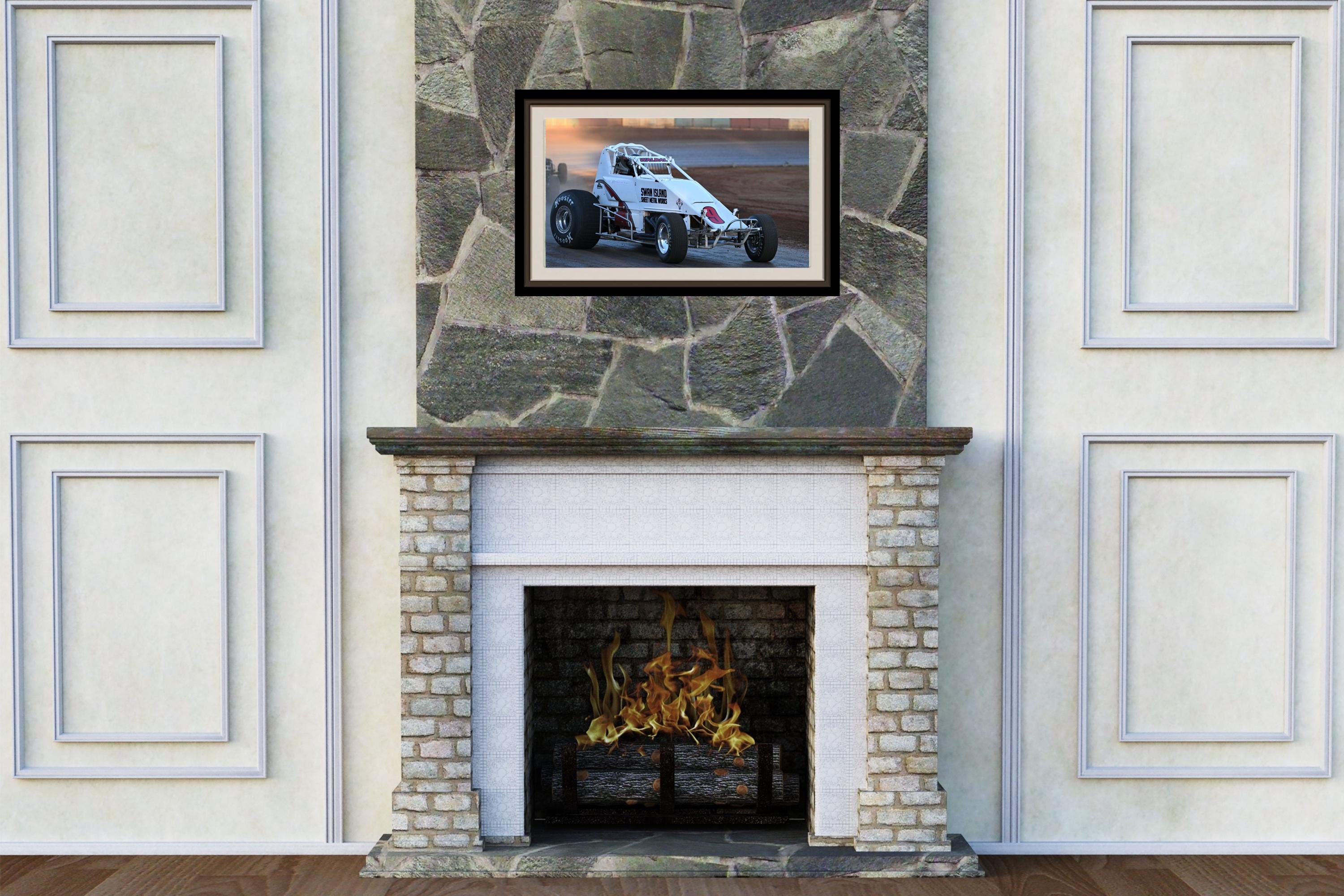 Sprint Car at Sunset Speedway-Banks, Oregon: Motorsports Photography