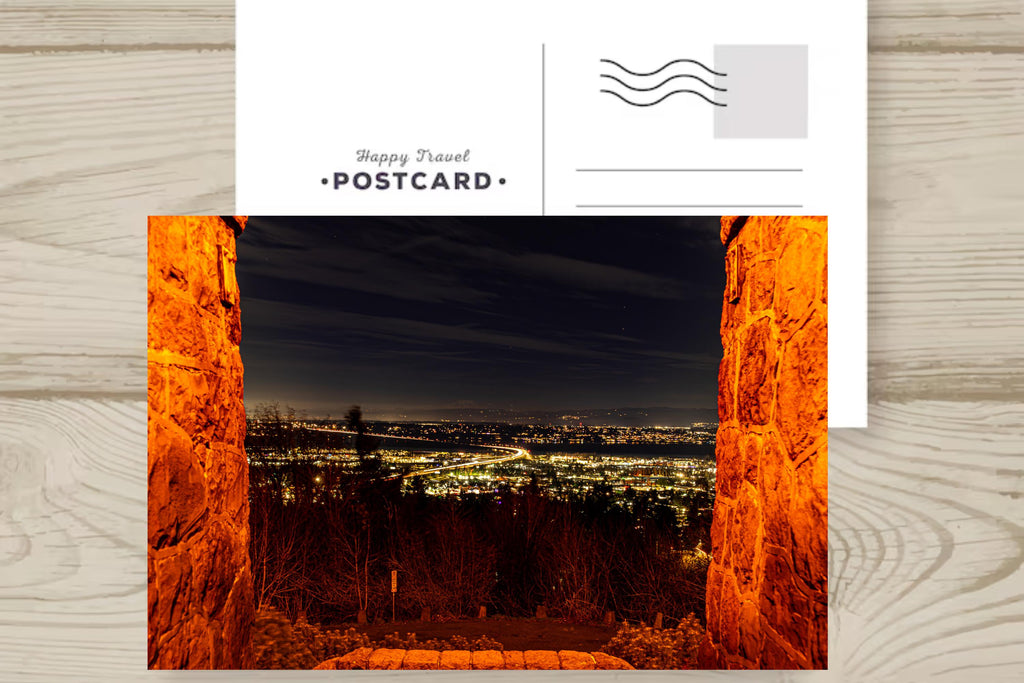 Portland from Rocky Butte on New Years Eve: Oregon Scenic Vistas