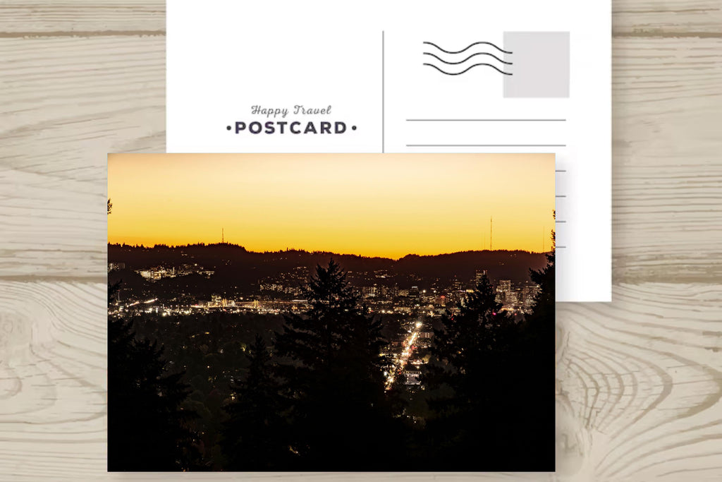 Portland Oregon at Sunset: Oregon Scenic Vistas
