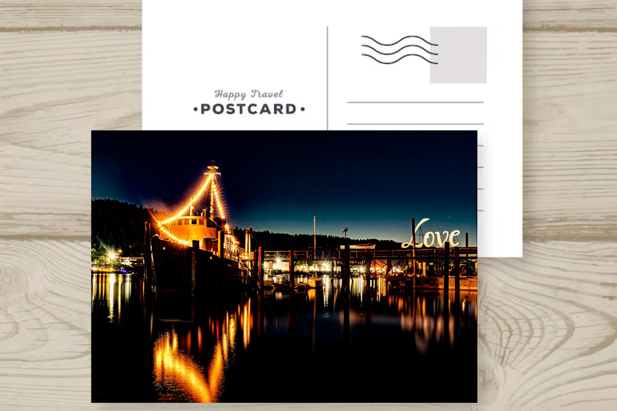 A Boat in the harbor: St. Johns Bridge-Portland, Oregon