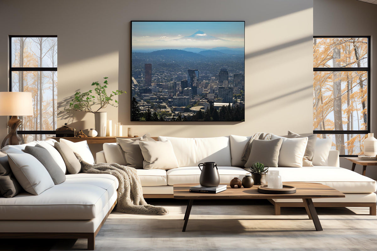 Ghost Mountain-Mt. Hood over Portland: Oregon Scenic Vistas