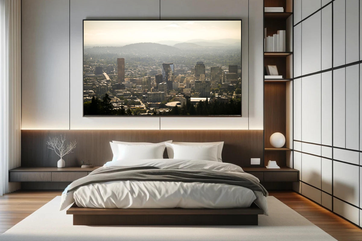 Inner Downtown Portland: Oregon Scenic Vistas