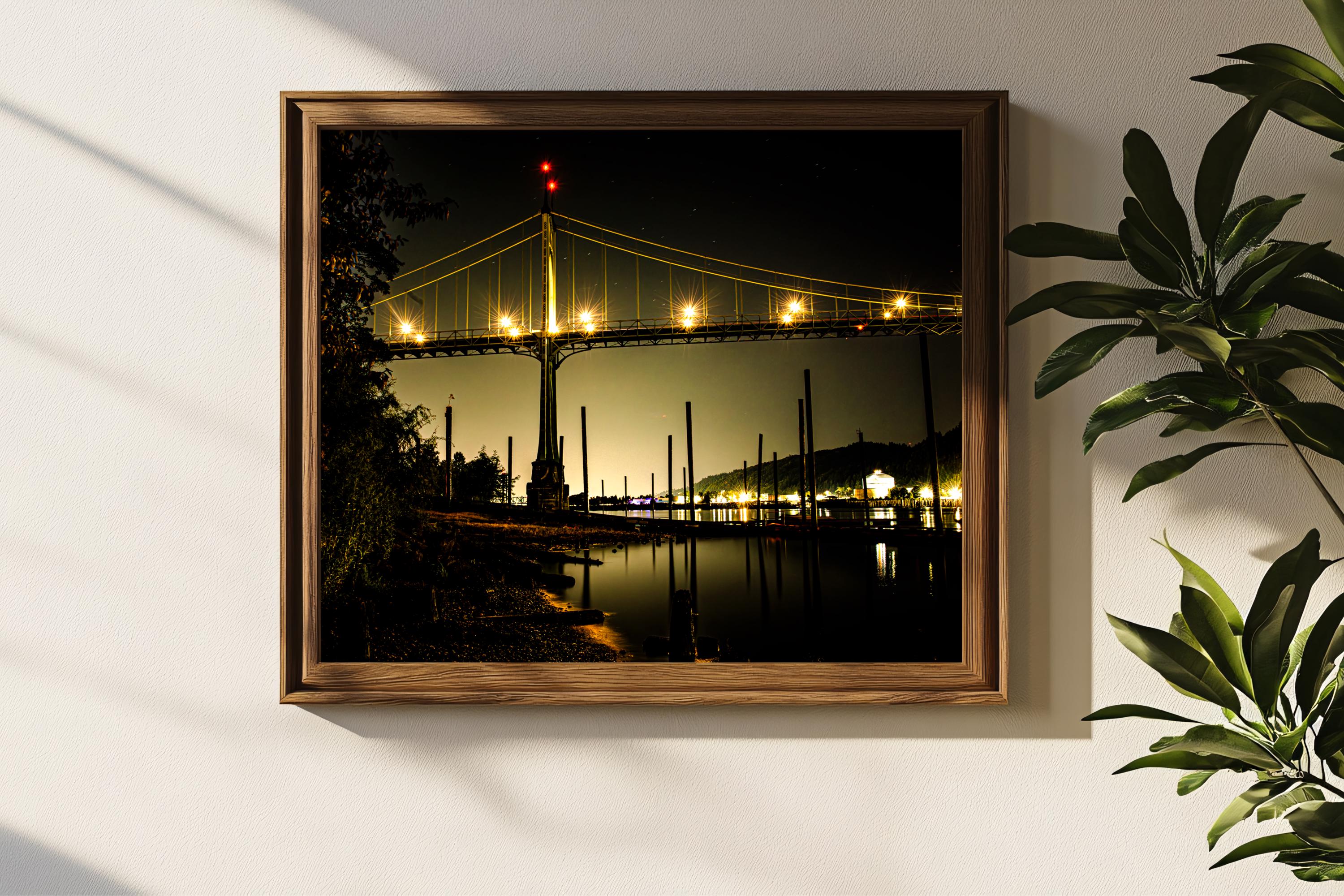 St. Johns Bridge After Dark-Portland, Oregon