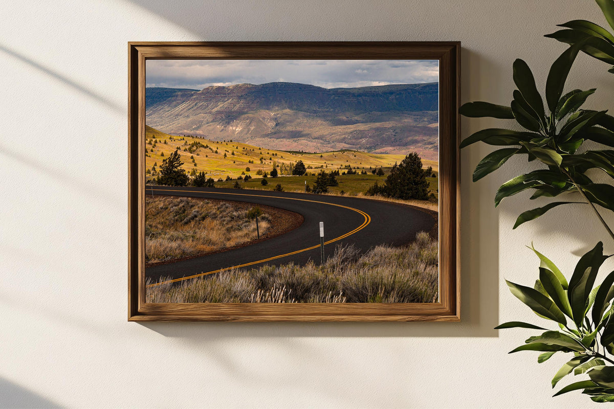 View Around the Corner-Highway 218: Eastern Oregon Landscape Photography
