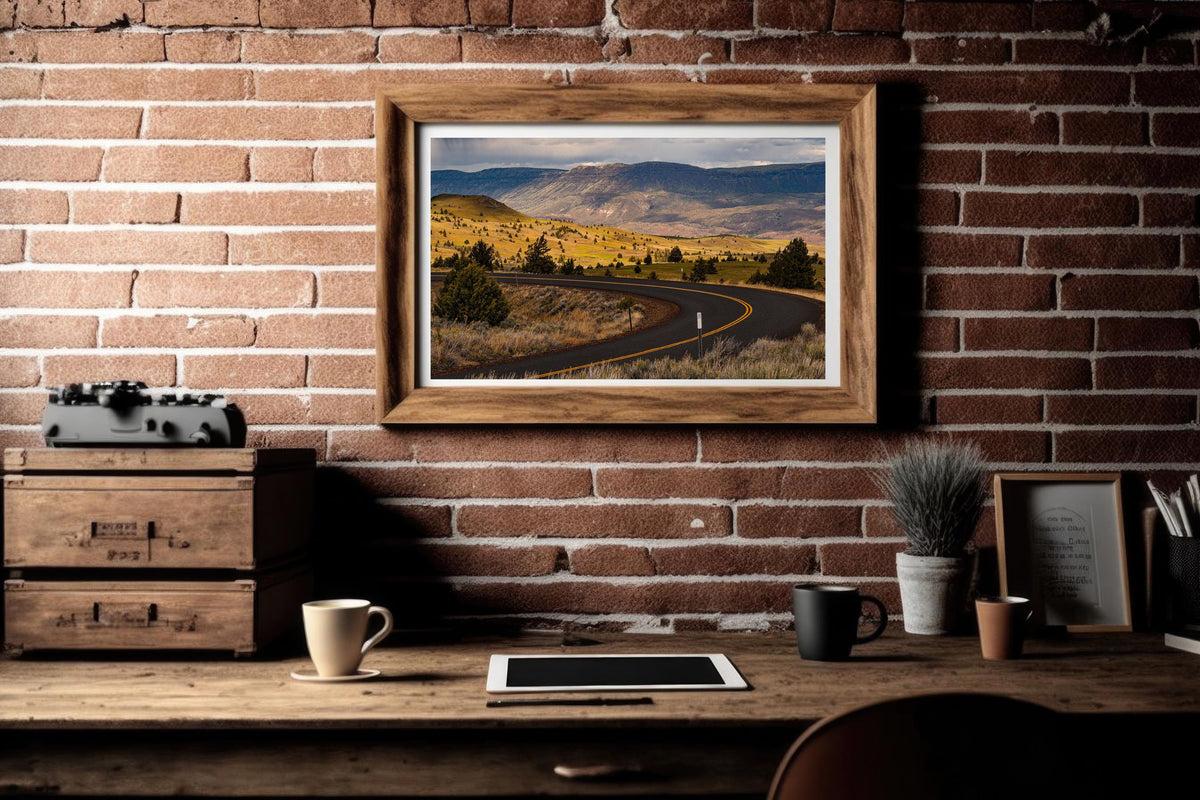 View Around the Corner-Highway 218: Eastern Oregon Landscape Photography