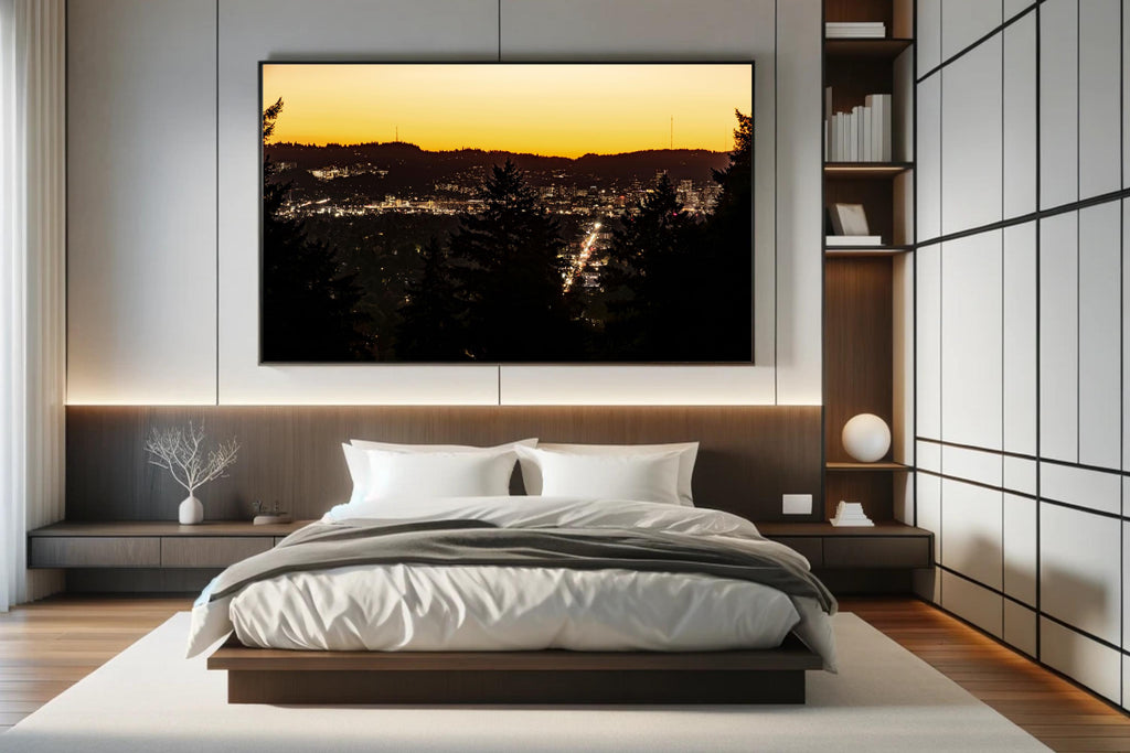Portland Oregon at Sunset: Oregon Scenic Vistas