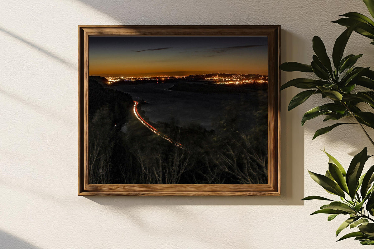 Columbia River after sunset: Oregon Landscape Photography